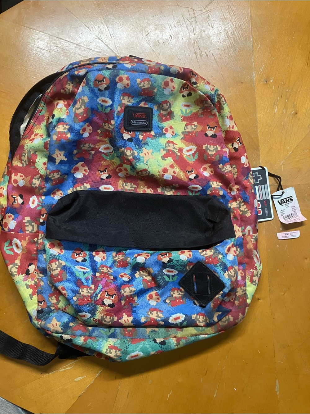 Vans x Nintendo Super Mario 8-Bit Backpack W/Tag
